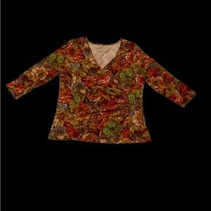 Talbots Ruched Side Top